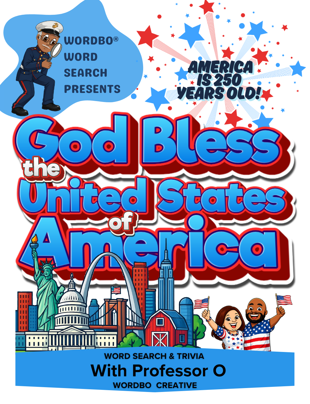 God Bless the United States of America print book cover