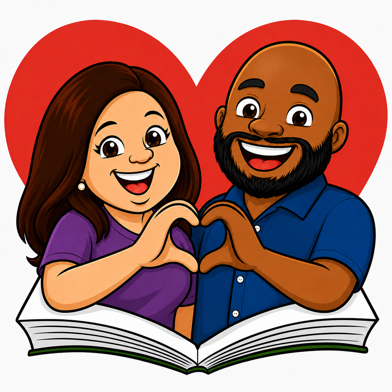 Mr. and Mrs. Wordbo illustration